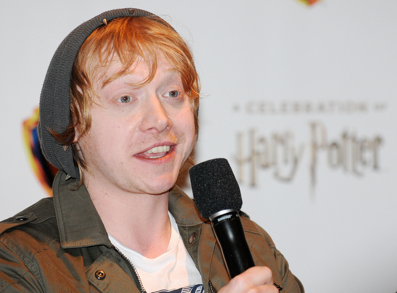A fellow famous redhead, Rupert Grint aka Ron Weasley. Image via Getty